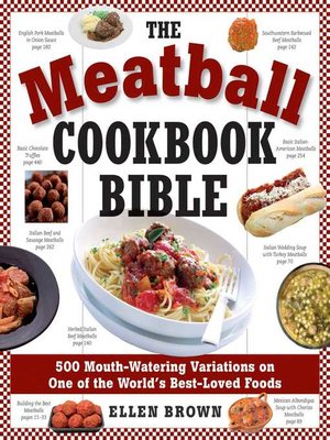 cover image of Meatball Cookbook Bible